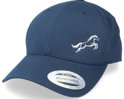 Horse Jumping Curved Navy Adjustable - Iconic