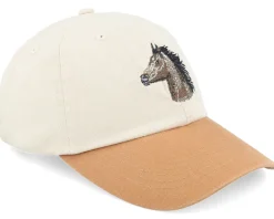 Horse Washed Stone/Wheat Dad Cap - Wild Spirit