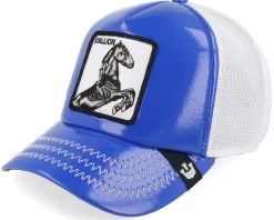 Horsepower Patent Pending Blue/White A-Frame Trucker - Goorin Bros.