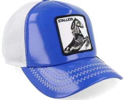 Horsepower Patent Pending Blue/White A-Frame Trucker - Goorin Bros.