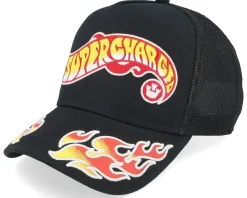 Hot Headz Supercharged Black A-Frame Trucker - Goorin Bros.