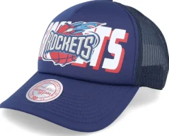 Houston Rockets Billboard Blue Trucker - Mitchell & Ness