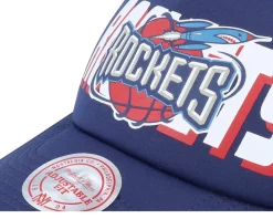 Houston Rockets Billboard Blue Trucker - Mitchell & Ness