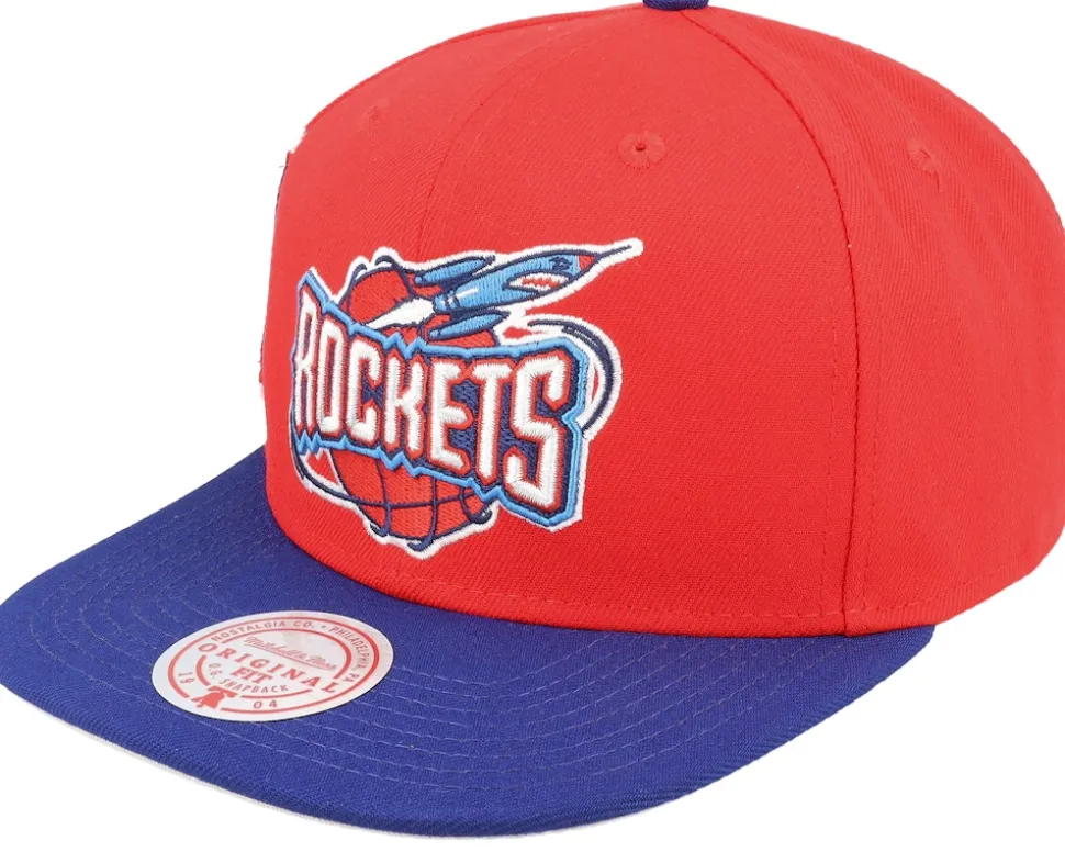 Houston Rockets Jumbotron Hwc Red/Royal Snapback - Mitchell & Ness