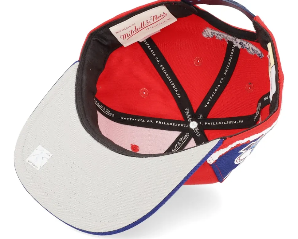 Houston Rockets Jumbotron Hwc Red/Royal Snapback - Mitchell & Ness