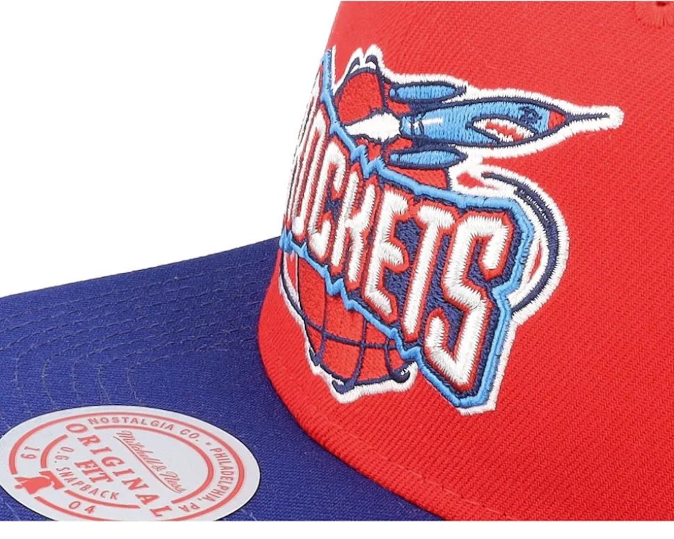 Houston Rockets Jumbotron Hwc Red/Royal Snapback - Mitchell & Ness
