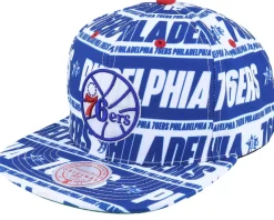 Houston Rockets Meat Paper Maroon Snapback - Mitchell & Ness