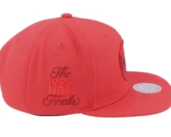 Houston Rockets Monochromatic Red Snapback - Mitchell & Ness