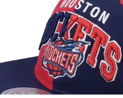 Houston Rockets Pinwheel Of Fortune Navy/Red Snapback - Mitchell & Ness