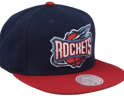 Houston Rockets Team 2 Tone 2.0 Navy/Red Snapback - Mitchell & Ness