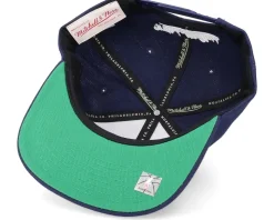 Houston Rockets Team Ground 2.0 Navy Snapback - Mitchell & Ness