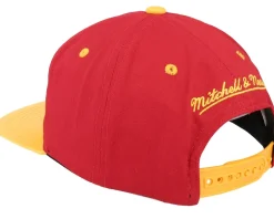 Houston Rockets Varsity Letter Red Snapback - Mitchell & Ness