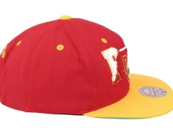 Houston Rockets Varsity Letter Red Snapback - Mitchell & Ness