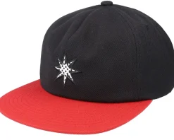 Huf Star Black/Red Snapback - HUF