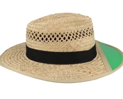 Hunter Fedora Tan Straw Hat - Brixton
