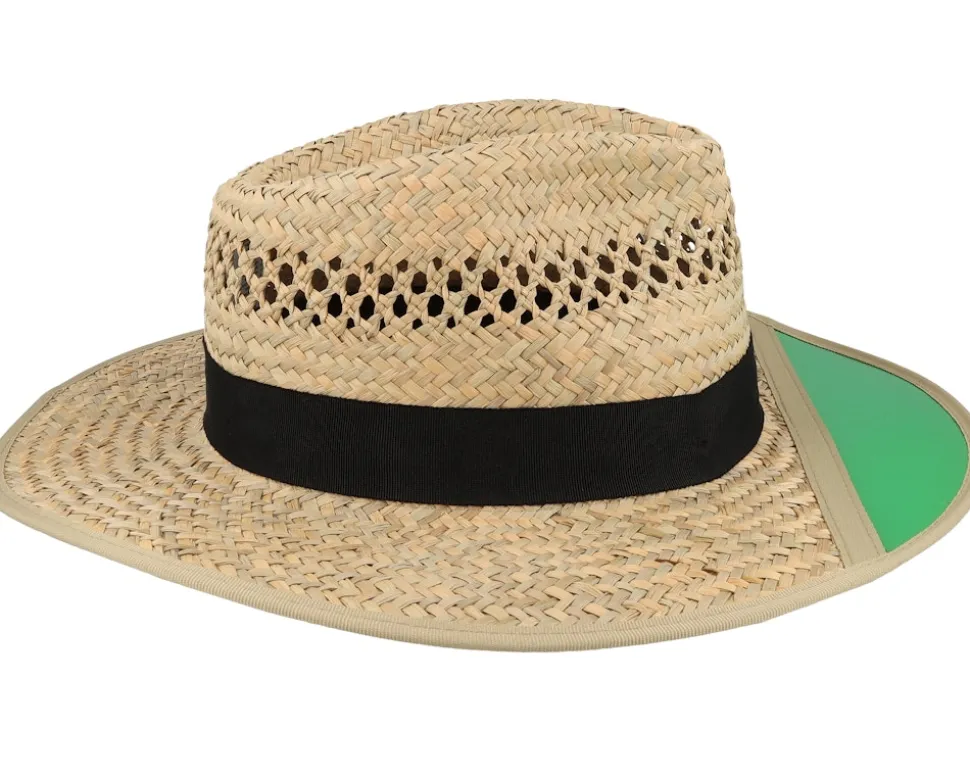 Hunter Fedora Tan Straw Hat - Brixton