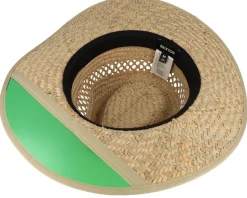 Hunter Fedora Tan Straw Hat - Brixton