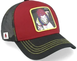 Hunter X Hunter Hisoka Burgundy/Black Trucker - Capslab