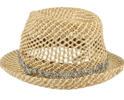 Hydrang Hat Natural Trilby Straw Hat - Barts