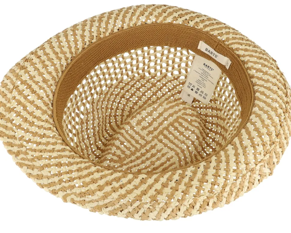 Hydrang Hat Natural Trilby Straw Hat - Barts