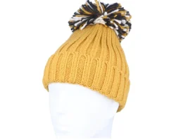 Hygge Beanie Mustard Pom - Beechfield
