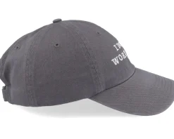 I Dont Work Here Charcoal Dad Cap - Iconic