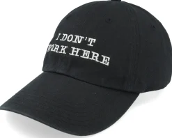 I Dont Work Here Charcoal Dad Cap - Iconic