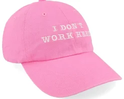 I Dont Work Here Pink Dad Cap - Iconic