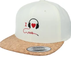 I Love Music Natural/Cork Snapback - Iconic