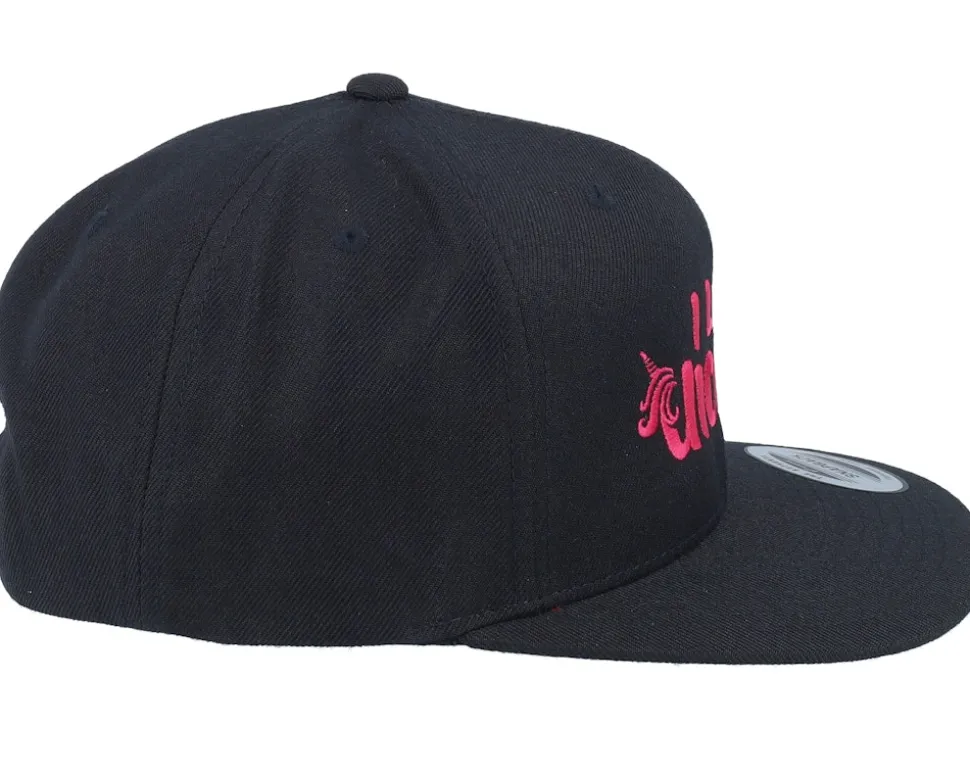 I Love Unicorns Black Snapback - Unicorns