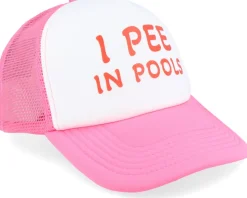 I Pee In Pools Foam Fluorescent Pink/White Trucker - Iconic
