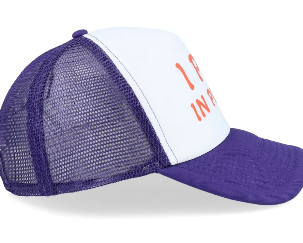 I Pee In Pools Foam Purple/White Trucker - Iconic