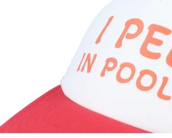 I Pee In Pools Foam Red/White Trucker - Iconic