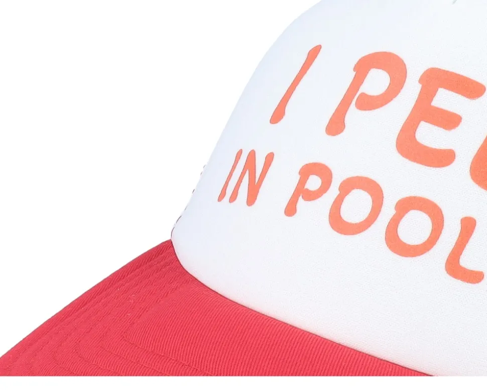 I Pee In Pools Foam Red/White Trucker - Iconic