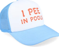 I Pee In Pools Foam Sky Blue/White Trucker - Iconic