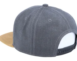Iceland Map Patch Dark Heather Grey/Suede Snapback - Iconic