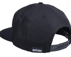 Icon Black/Black Snapback - Etnies