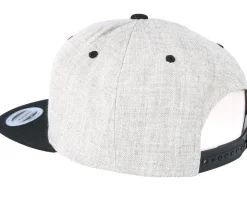 Icons Cross Heather Grey/Black Snapback - Yapan