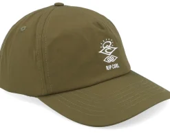 Icons Search Cap Olive Dad Cap - Rip Curl