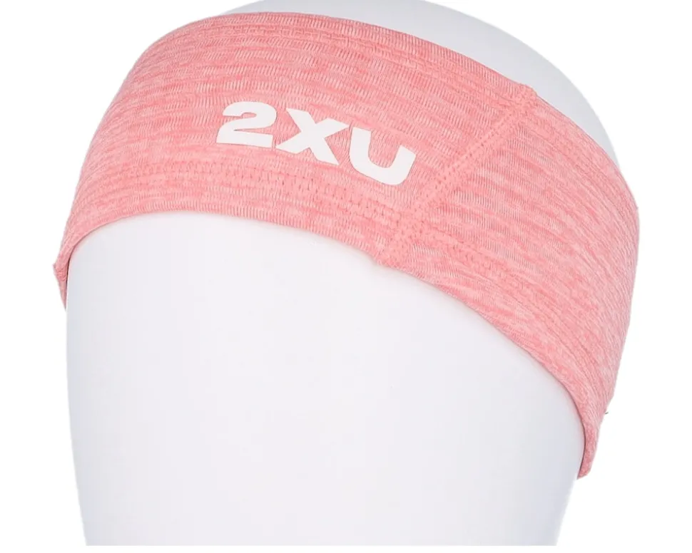 Ignition Pink Glow/White Reflective Headband - 2XU