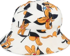 In Tropical Fabric White Cloche - Seeberger