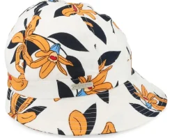 In Tropical Fabric White Cloche - Seeberger