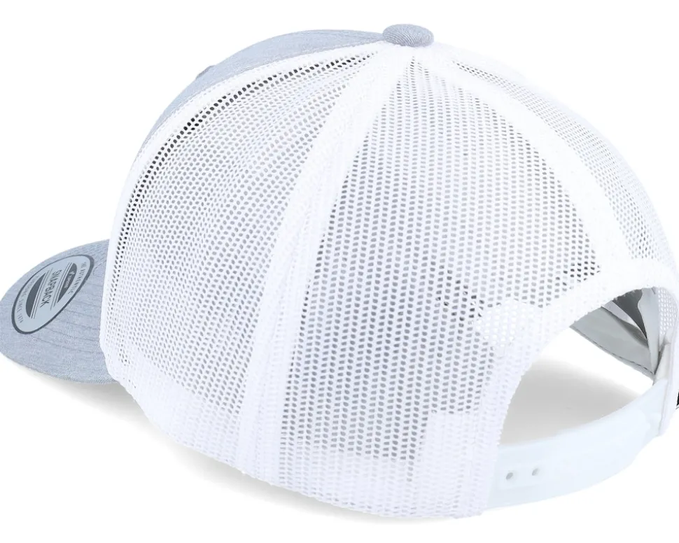 Ink Slinger Retro Heather Grey/White Trucker - Salty Crew