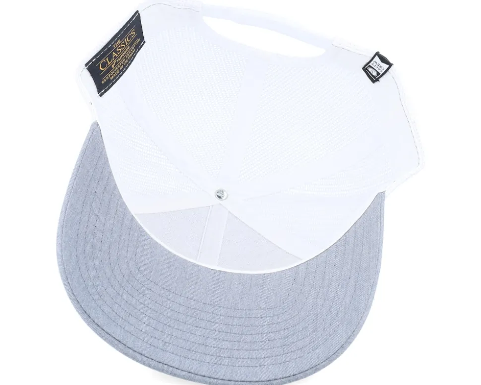 Ink Slinger Retro Heather Grey/White Trucker - Salty Crew