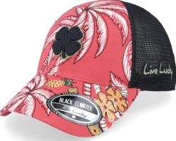 Island Luck 19 Tropical/Black Trucker - Black Clover