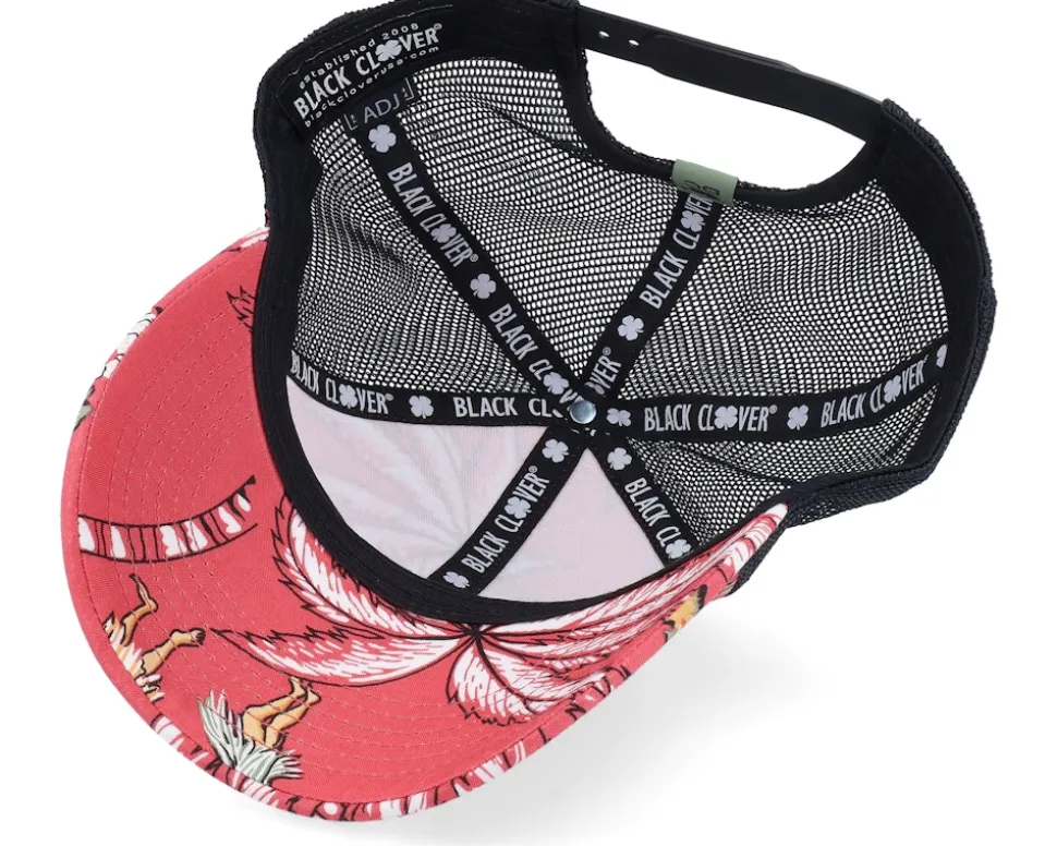 Island Luck 19 Tropical/Black Trucker - Black Clover