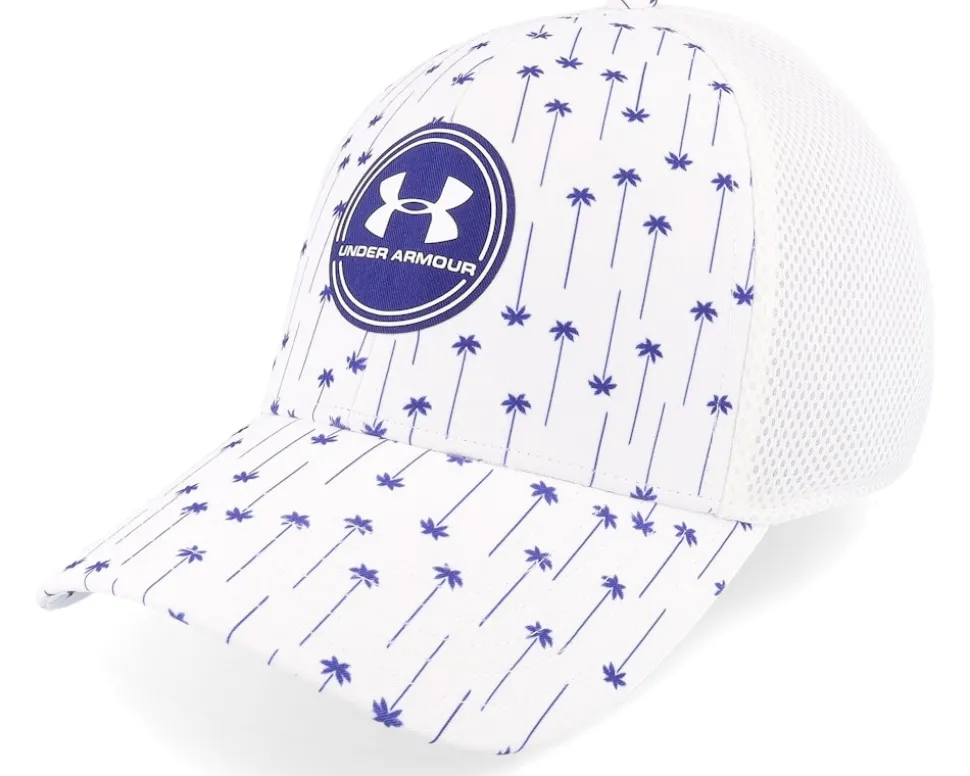 Iso-chill Driver Mesh White Flexfit - Under Armour