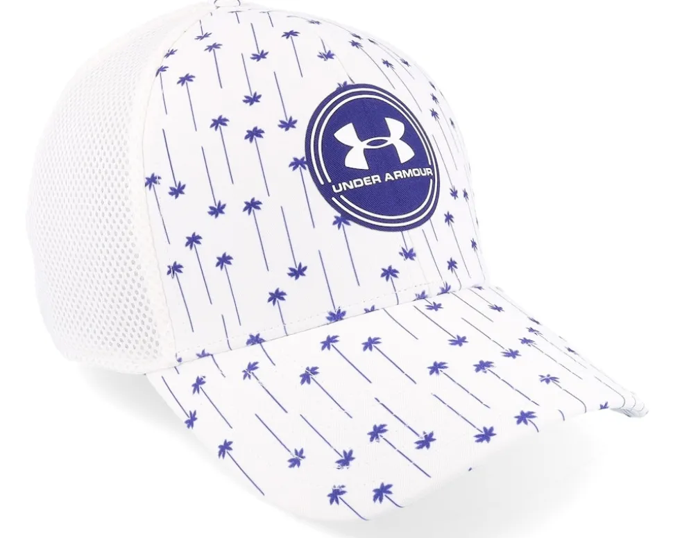 Iso-chill Driver Mesh White Flexfit - Under Armour