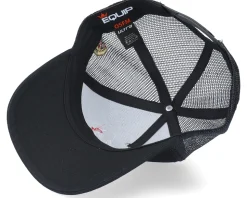 Italy Ripped Flag Patch Pizza Black Trucker - Iconic