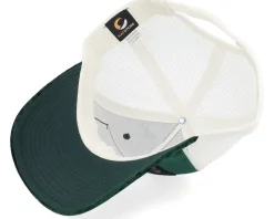 Italy Street And Classic Car Velvet Green/Ivory A-Frame Trucker - Calza Pennello